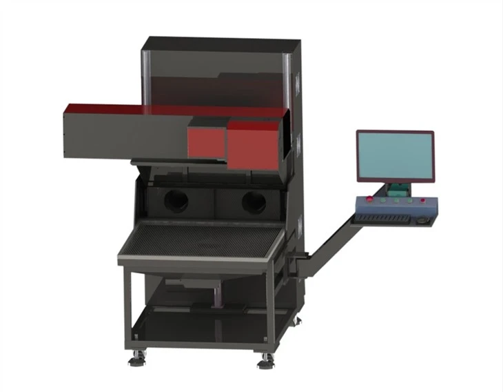 Mesin laser galvo tiub rf